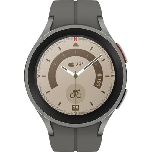Smartwatch samsung galaxy watch 5 pro r920 45mm bt grigio titanio [samw5pr920grtieu]
