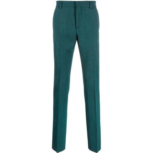 Versace pantaloni slim - verde
