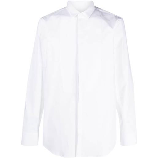 Peserico panelled cotton shirt - bianco