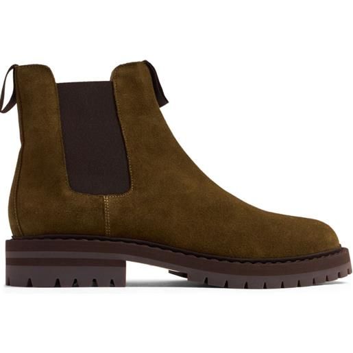 Common Projects suede chelsea boots - marrone