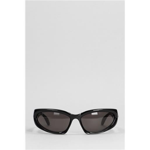 Balenciaga occhiali in acetato nero