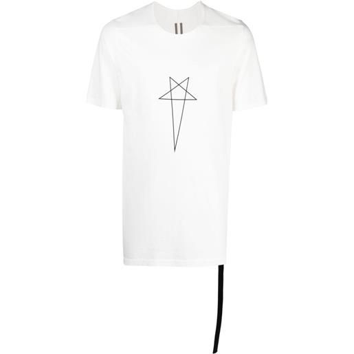 Rick Owens DRKSHDW t-shirt girocollo - toni neutri