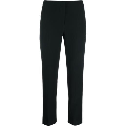 Alexander McQueen pantaloni crop dritti - nero