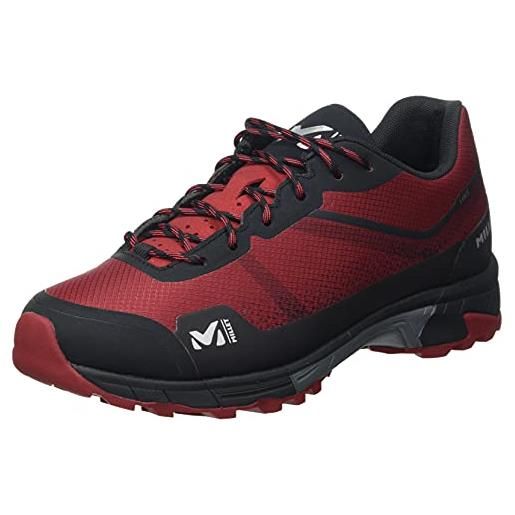 MILLET hike m-scarpe da hiking basse-uomo-comode e leggere-rosso, 41 1/3 eu