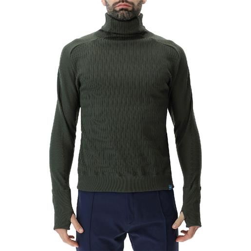 Uyn confident 2nd layer turtle neck sweater verde xs uomo