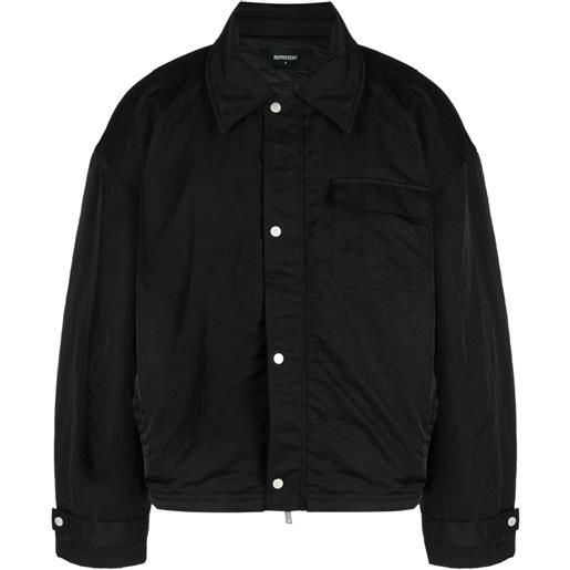 Represent giacca-camicia a maniche lunghe - nero
