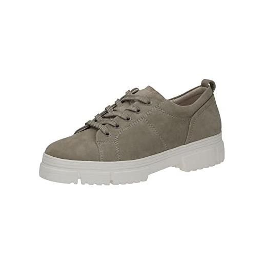 CAPRICE 9-9-23727-20, con lacci donna, verde (khaki black), 40 eu