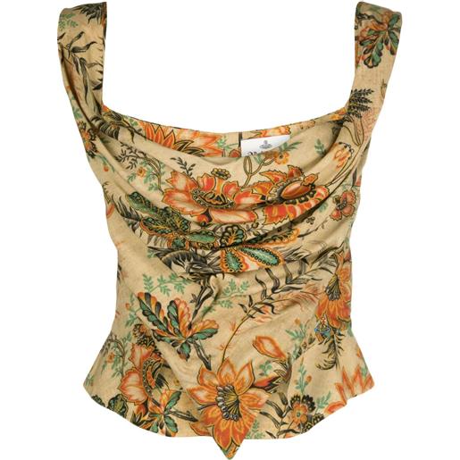 Vivienne Westwood top sunday a fiori - giallo