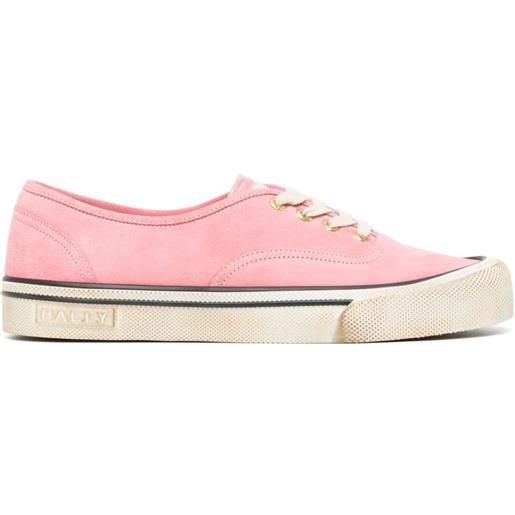 Bally sneakers a righe - rosa