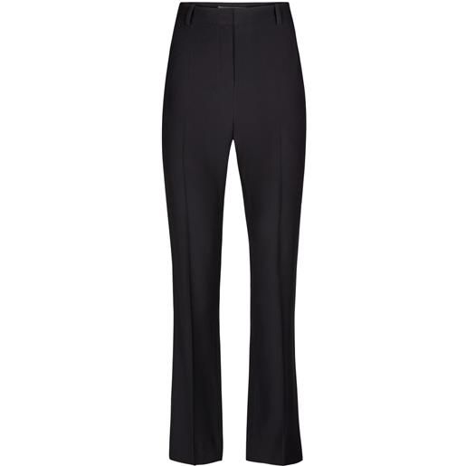 Nina Ricci pantaloni sartoriali con pieghe - nero