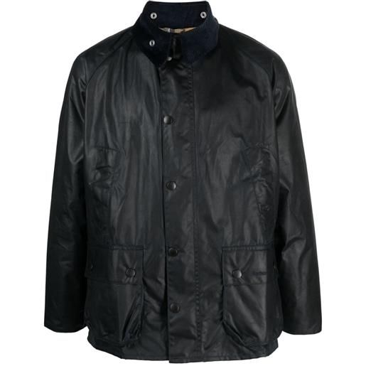 Barbour giacca bedale cerata - blu