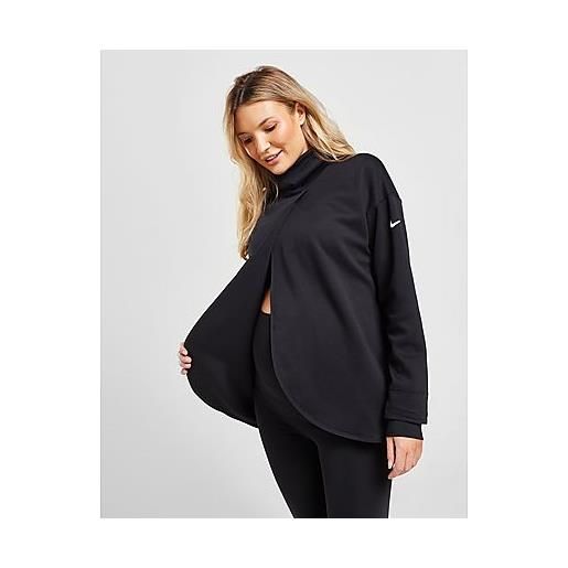 Nike dri-fit maternity maglia donna, black/black/white