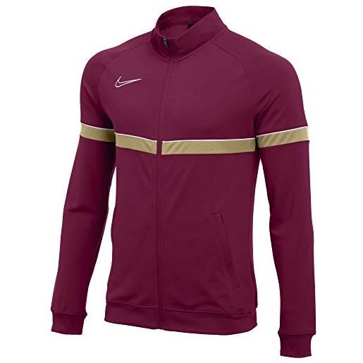 Nike, dri-fit academy 21 , giacca sportiva, nero / bianco / antracite / bianco, s