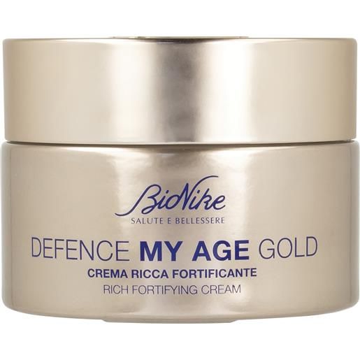 BIONIKE defence my age gold crema ricca fortificante 50 ml