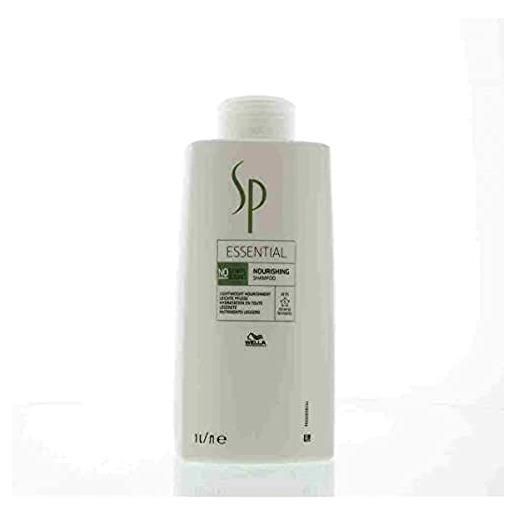 Wella Professionals sp 99240017190 essential shampoo nutriente 92% ingredienti di origine naturale, 1 l