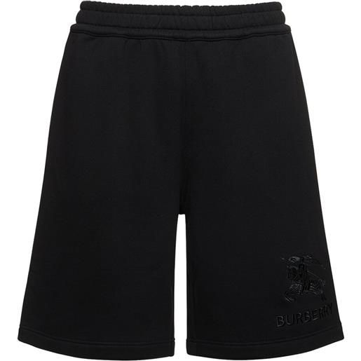 BURBERRY shorts taylor in jersey con logo