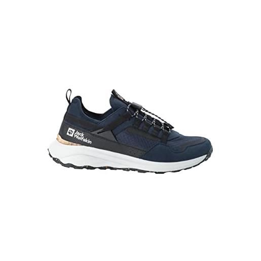 Jack Wolfskin dromoventure athletic low m, scarpe da ginnastica uomo, smokey grigio, 46 eu