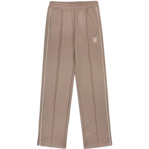 Sporty & Rich pantaloni sportivi runner con stampa - marrone