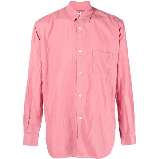 Comme Des Garçons Shirt camicia con colletto a punta - rosa