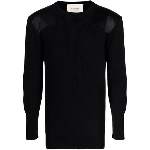 1017 ALYX 9SM maglione con applicazione - nero