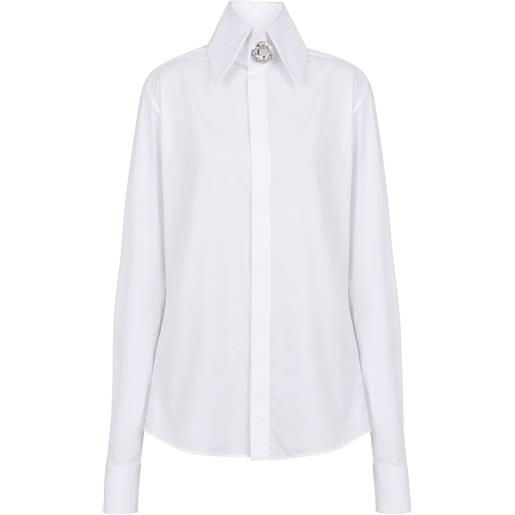 Balmain camicia con decorazione - bianco