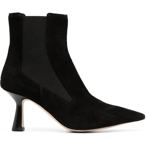 Aeyde stivaletti con zip laterale - nero