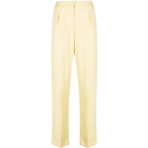 Forte Forte pantaloni sartoriali dritti - giallo
