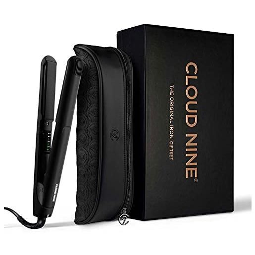Cloud nine set regalo piastra per capelli original - con controllo della temperatura variabile e piastre in ceramica tormalina