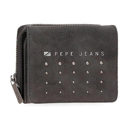 Pepe Jeans holly portafoglio con portafoglio nero 10 x 8 x 3 cm pelle sintetica, nero, taglia unica, portafoglio con portafoglio