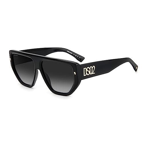 DSQUARED2 dsq d2 0088/s sunglasses, 2m2/9o black gold, 60 unisex