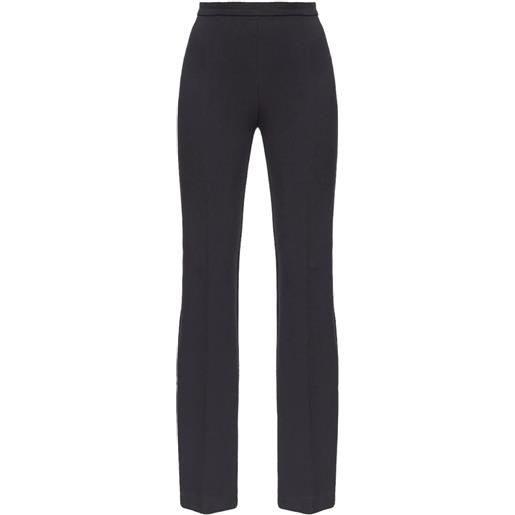 PINKO - pantalone crepe tecnico nero