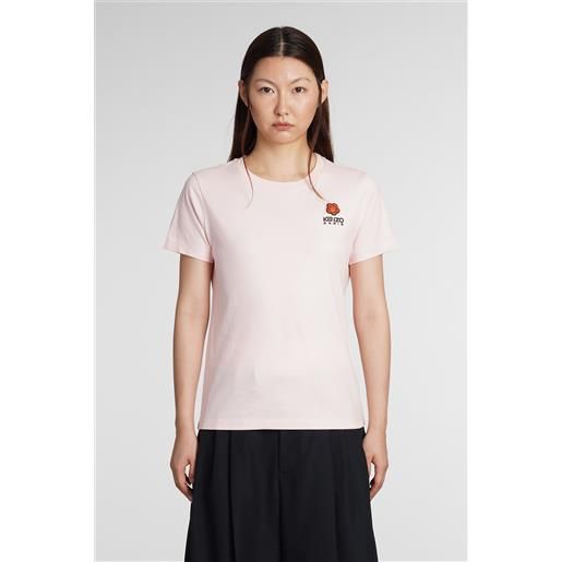 Kenzo t-shirt in cotone rosa