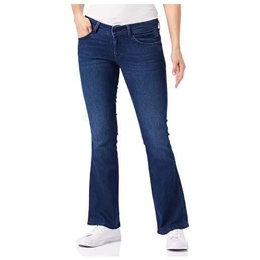 Pepe Jeans new pimlico, jeans donna, blu (denim bb02), 28