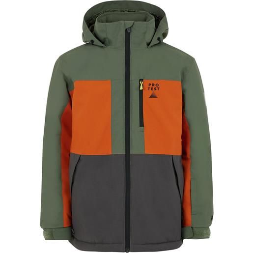 Protest prtbuzzerd hood jacket verde 128 cm ragazzo