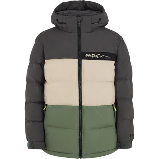 Protest prtcrow hood jacket verde 128 cm ragazzo
