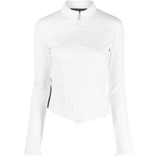 Ottolinger camicia con applicazione - bianco