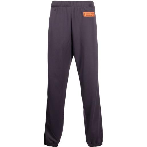 Heron Preston pantaloni sportivi con logo - viola