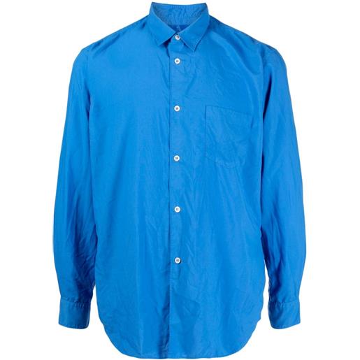 Comme Des Garçons Shirt camicia con taschino - blu