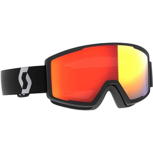 Scott factor pro light sensitive ski goggles nero light sensitive red chrome/cat1-3