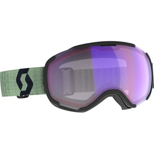 Scott faze ii light sensitive ski goggles verde light sensitive blue chrome/cat2-3