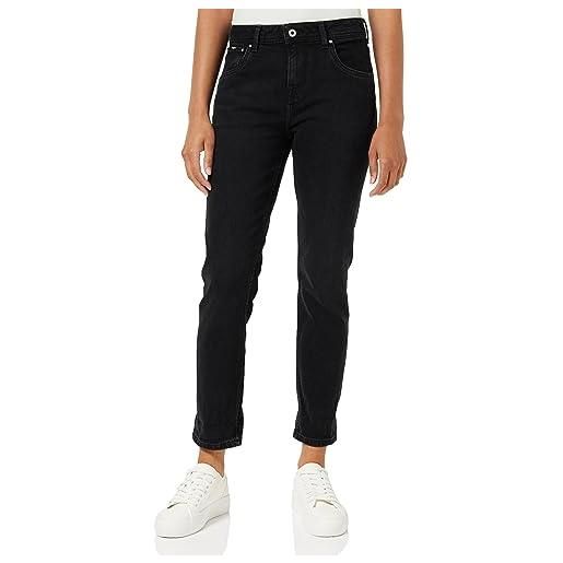 Pepe Jeans violet, jeans donna, nero (denim-xf1), 27w / 34l