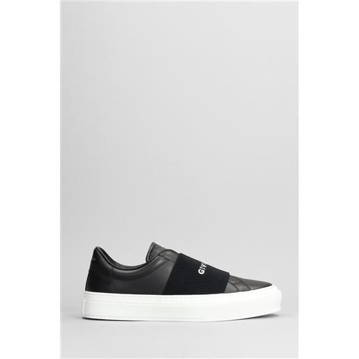 Givenchy sneakers city sport in pelle nera