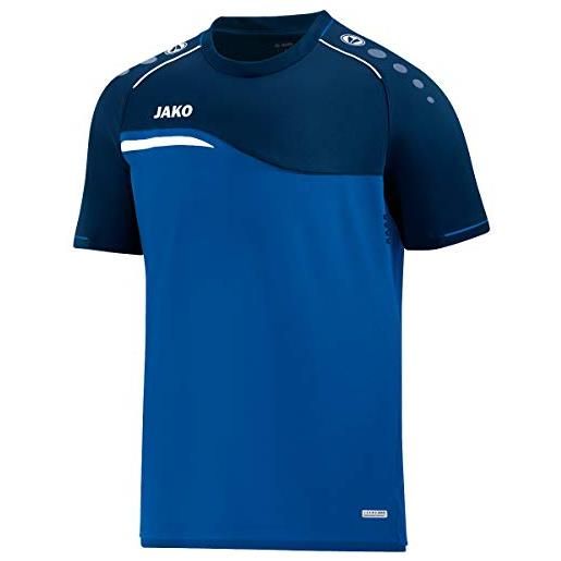 JAKO 6118 competition 2.0 - t-shirt per bambini, blu/marino, 152