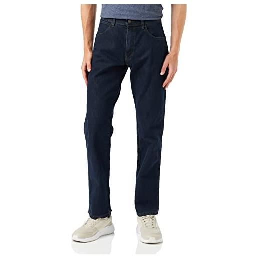 Wrangler regular fit str, jeans uomo, blu (blue), 36w / 34l