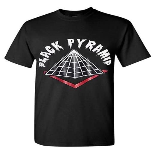 WENROU fgm black pyramid - maglietta da uomo alla moda, grafica, nero , m