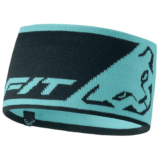 DYNAFIT leopard logo headband bandana, blu marino/3010, taglia unica unisex-adulto