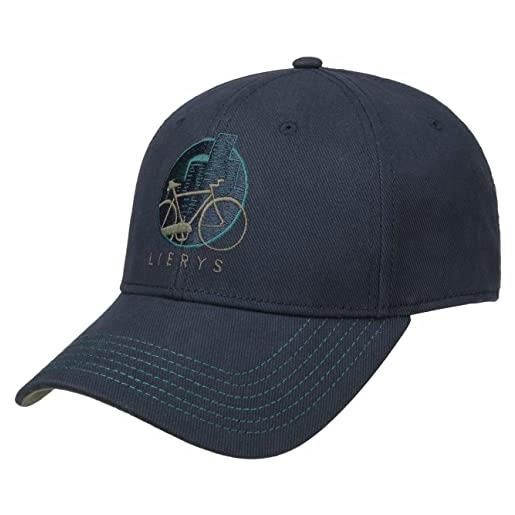 LIERYS cappellino bicycle donna/uomo - curved brim cap berretto baseball con visiera estate/inverno - taglia unica blu scuro