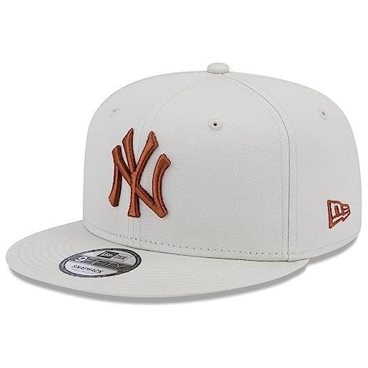 New Era - mlb new york yankees league essential 9fifty snapback cap colore beige, beige. , s/m