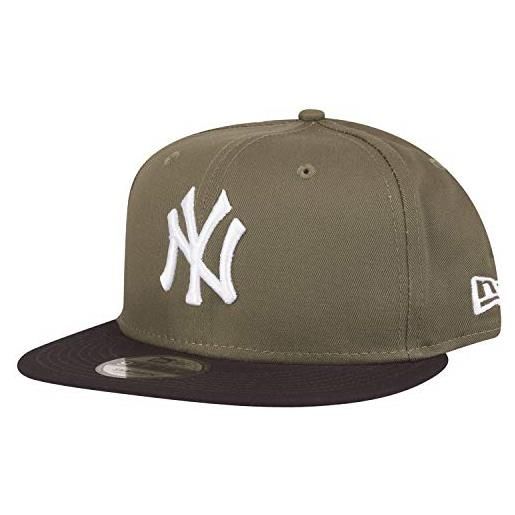 New Era berretto da uomo colour block 950 york yankees, unisex - adulto, berretto da uomo, 12122744, oliva, s/m