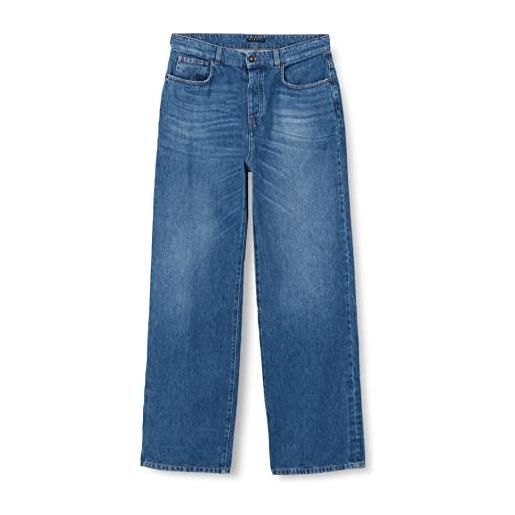 Sisley pantaloni 4p7yle016 jeans, blu denim 901, 32 donna